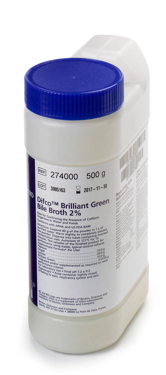 Bilis verde brillante, deshidratada, 500 g
