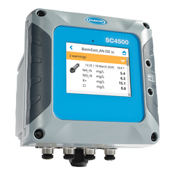 Controlador SC4500, compatible con Claros, 5 salidas 4-20 mA, 2 sensor de pH/ORP analógico, 100-240 V CA, sin cable de alimentación
