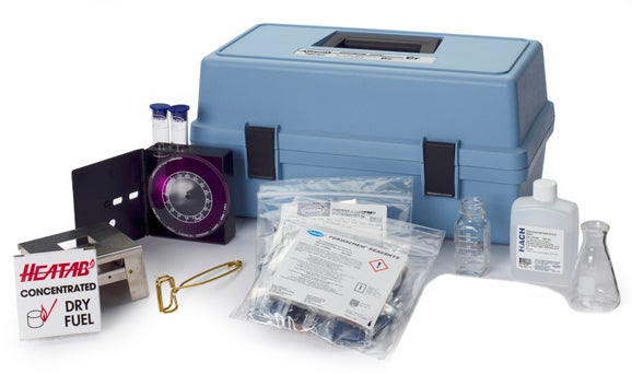 Kit de pruebas de cromo, modelo CH-12, disco de color de 0,1-1,5 mg/L, pruebas 50Cr6+50T