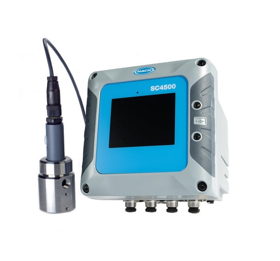 Analizador de oxígeno disuelto Polymetron 2582sc, compatible con Claros, LAN + mA, de 100 a 240 V CA, sin cable de alimentación