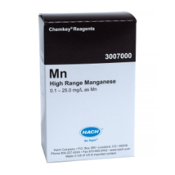 Reactivos Chemkey para Manganeso de rango alto (caja de 25)