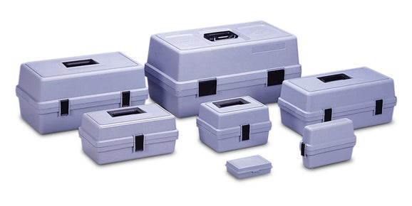 Caja de kit MultiTest MultiTest Kit Case (218 x 246 x 437 mm),  polipropileno azul