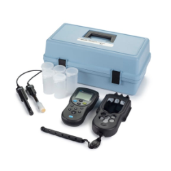 Medidor de pH y conductividad/TDS portátil HQ40D, kit de campo para control medioambiental, con electrodo de pH de gel y célula de conductividad, cable de 1 m