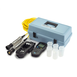 Medidor de pH y conductividad/TDS portátil HQ40D, kit de campo para control medioambiental, con electrodo de pH de gel para aplicaciones de campo y célula de conductividad, cable de 5 m