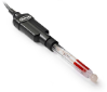 Electrodo de pH de vidrio rellenable Intellical PHC705 para laboratorio, multiuso, RedRod, cable de 1 metro
