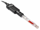 Electrodo de pH de vidrio rellenable Intellical PHC735 para laboratorio, medios sucios, RedRod, cable de 1 metro