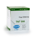 Prueba en cubeta TNTplus para cloro libre (0,05 - 2,00 mg/L Cl₂), 24 pruebas