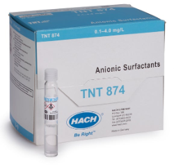 Pruebas en cubeta TNTplus para detergentes aniónicos (0,1 - 4,0 mg/L), 25 pruebas