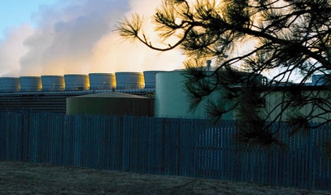 Imagen de calderas de plantas de energía y turbinas de vapor.